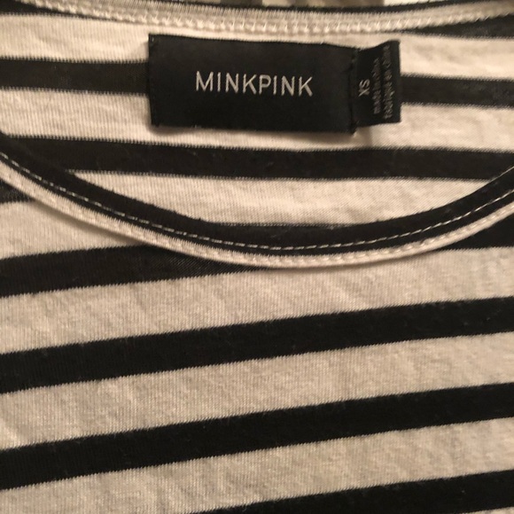 Minkpink striped crop - Picture 2 of 3